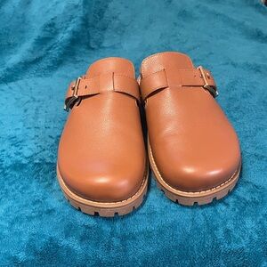 Michael Kors Women’s Brown Leather Slip-On Shoes